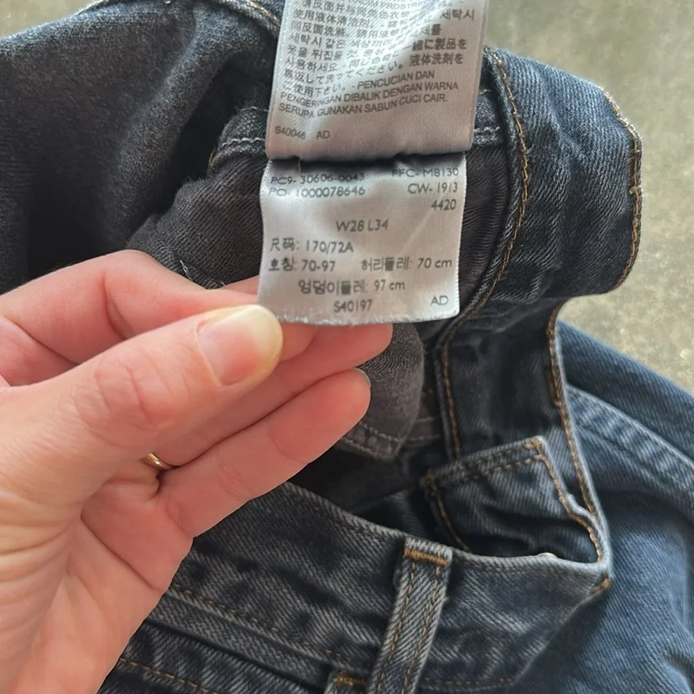 Levi’s LVC Big E Orange Tab 606 Re-Edition